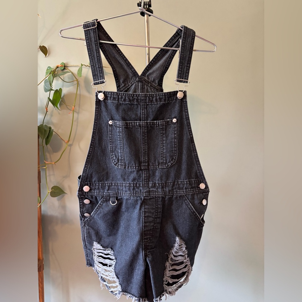 ASOS Charcoal Denim Overalls
